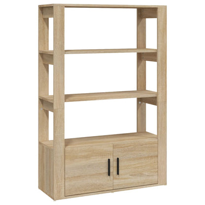 Sideboard Sonoma Oak 80x30x119.5 cm Engineered Wood