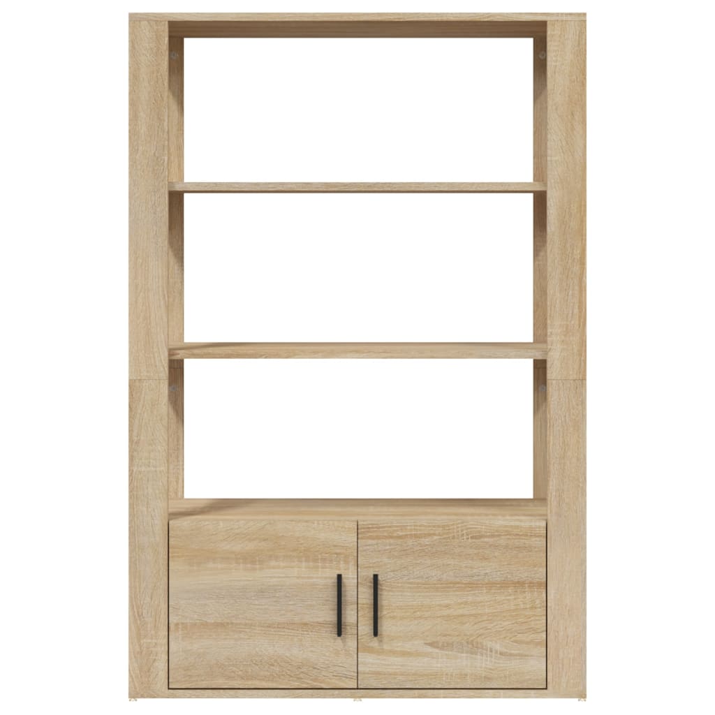 Sideboard Sonoma Oak 80x30x119.5 cm Engineered Wood