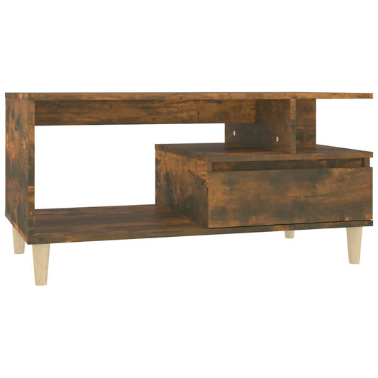Coffee Table | Smoked oak | Engineered wood, Solid eucalyptus wood