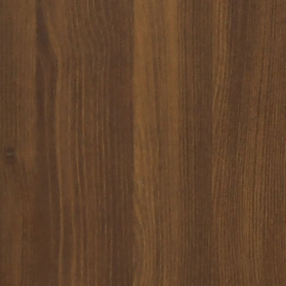 Coffee Table Brown Oak 90x49x45 cm Engineered Wood