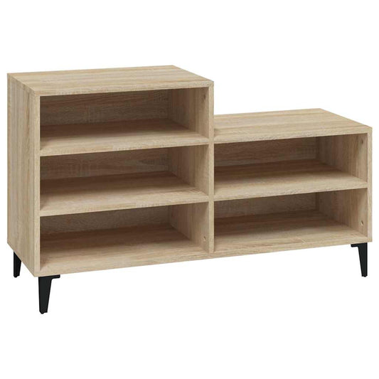 Shoe Cabinet | Sonoma oak | Engineered wood, metal | Compact