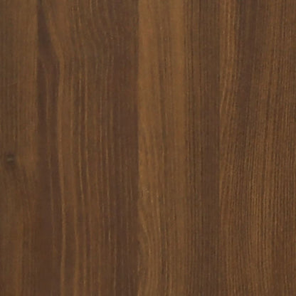 Shoe Cabinet Brown Oak 102x36x60 cm Engineered Wood