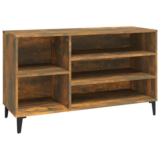 Shoe Cabinet | Smoked Oak | Engineered Wood, Metal | Medium