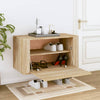 Wall-mounted Shoe Cabinet Sonoma Oak 70x35x38 cm Engineered Wood