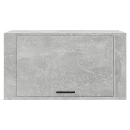 Wall-mounted Shoe Cabinet Concrete Grey 70x35x38 cm Engineered Wood