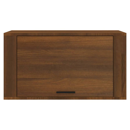 Wall-mounted Shoe Cabinet Brown Oak 70x35x38 cm Solid Wood Pine