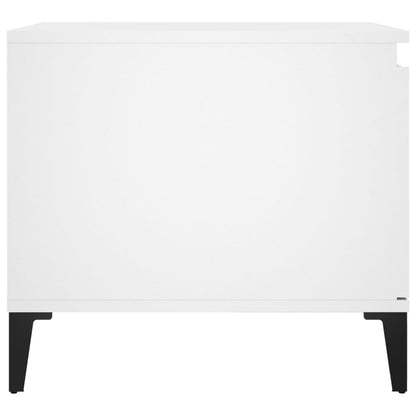 Coffee Table White 100x50x45 cm Engineered Wood