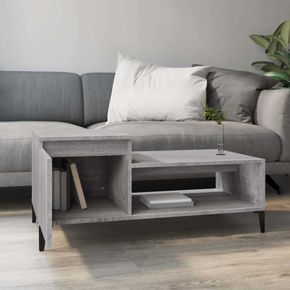 Coffee Table Grey Sonoma 100x50x45 cm Engineered Wood
