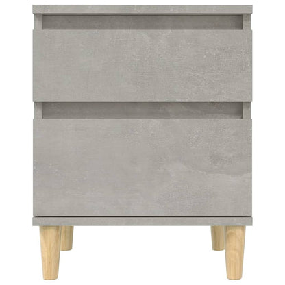 Bedside Cabinet Concrete Grey 40x35x50 cm