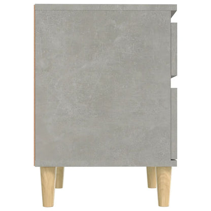Bedside Cabinet Concrete Grey 40x35x50 cm