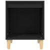 Bedside Cabinet Black 40x35x50 cm Engineered Wood