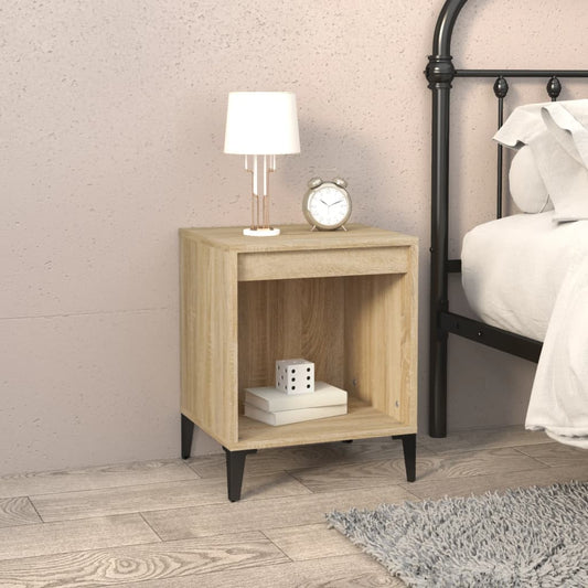 Bedside Cabinet | Sonoma oak | Engineered wood, Metal | Medium