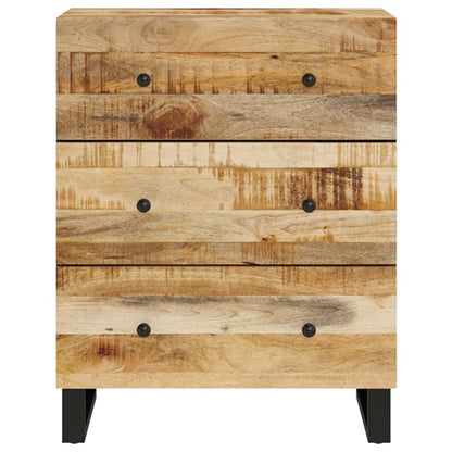 Sideboards 2 pcs 60x33x75 cm Rough Mango Wood