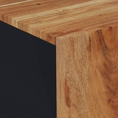 3 Piece Sideboards Solid Wood Acacia