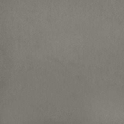 Box Spring Bed Frame Light Gray Twin Velvet (US Only)