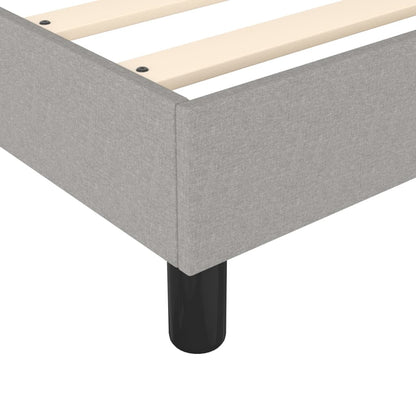 Box Spring Bed Frame Light Grey Super King Fabric (UK/IE/FI/NO only)