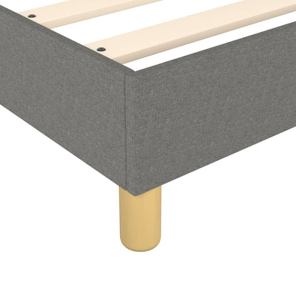 Box Spring Bed Frame Dark Grey Super King Fabric (UK/IE/FI/NO only)