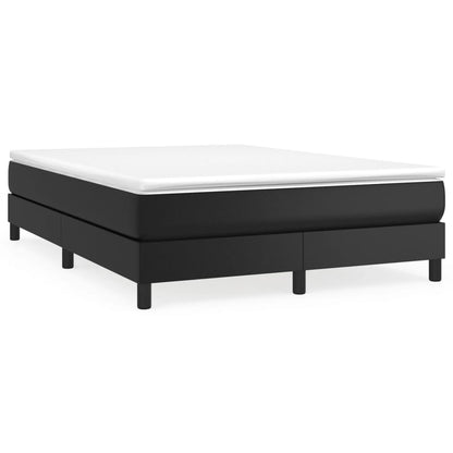 Box Spring Bed Frame Black Double Faux Leather (UK/IE/FI/NO only)