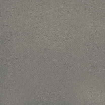 Box Spring Bed Frame Light Grey Double Velvet (UK/IE/FI/NO only)