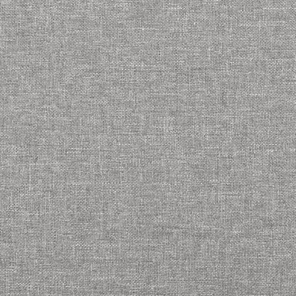 Box Spring Bed Frame Light Grey Single Fabric (UK/IE/FI/NO only)