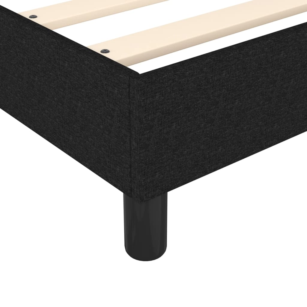 Box Spring Bed Frame Black Single Fabric (UK/IE/FI/NO only)