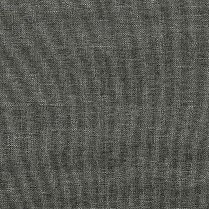 Box Spring Bed Frame Dark Grey Double Fabric (UK/IE/FI/NO only)