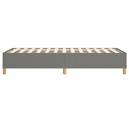 Box Spring Bed Frame Dark Grey Single Fabric (UK/IE/FI/NO only)