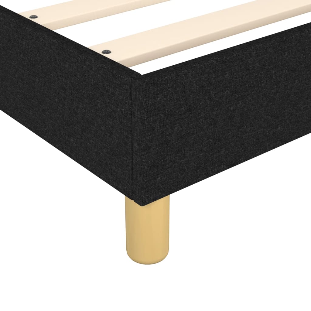 Box Spring Bed Frame Black Single Fabric (UK/IE/FI/NO only)
