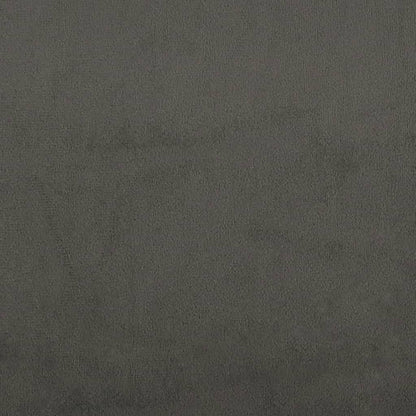 Box Spring Bed Frame Dark Grey Double Velvet (UK/IE/FI/NO only)