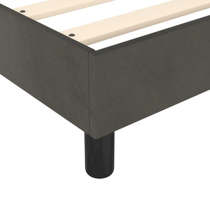 Box Spring Bed Frame Dark Grey Super King Velvet (UK/IE/FI/NO only)