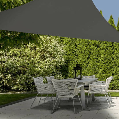 ProGarden Shade Cloth 3.6x3.6x3.6 m Grey Triangle