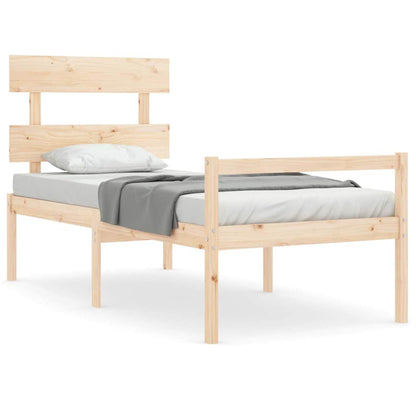 Senior Bed | Natural Pine | Solid pine wood | Single | Senior Bed