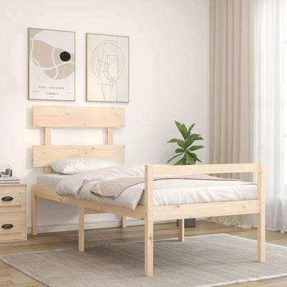 Senior Bed | Natural Pine | Solid pine wood | Single | Senior Bed