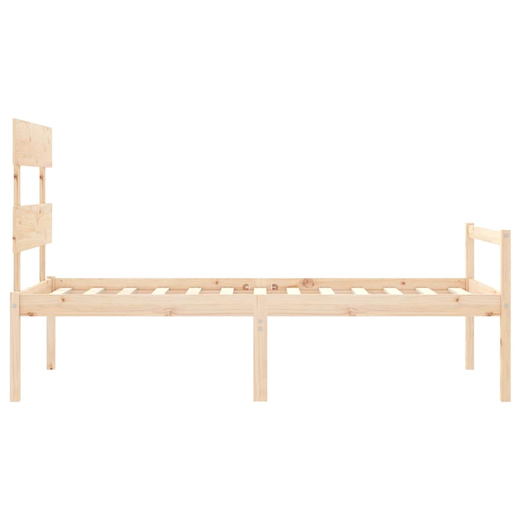Senior Bed | Natural Pine | Solid pine wood | Single | Senior Bed