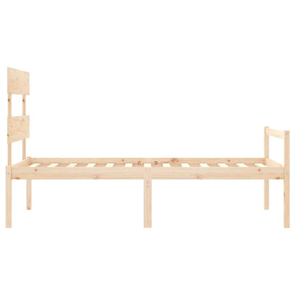 Senior Bed | Natural Pine | Solid pine wood | Single | Senior Bed