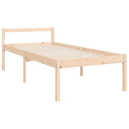 Senior Bed | Natural Pine | Solid pine wood | Single | Senior Bed