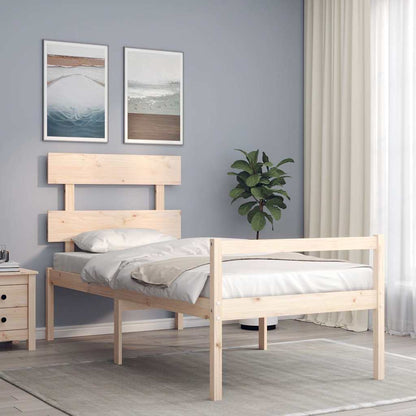 Senior Bed | Natural Pine | Solid pine wood | Single | Senior Bed