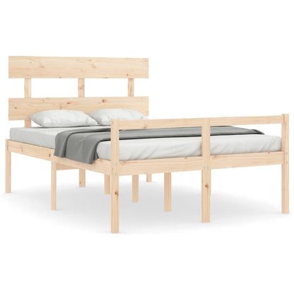 Senior Bed without Mattress Small Double Solid Wood
