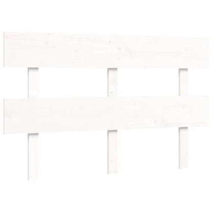 Senior Bed without Mattress White Small Double Solid Wood