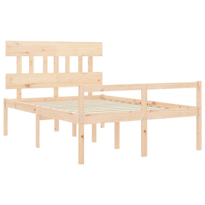 Senior Bed without Mattress 120x200 cm Solid Wood