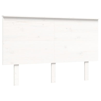 Senior Bed without Mattress White Small Double Solid Wood