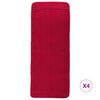 Beach Towels 4 pcs Burgundy 60x135 cm Fabric 400 GSM