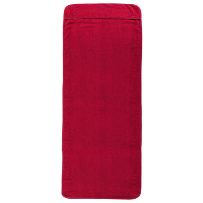 Beach Towels 4 pcs Burgundy 60x135 cm Fabric 400 GSM