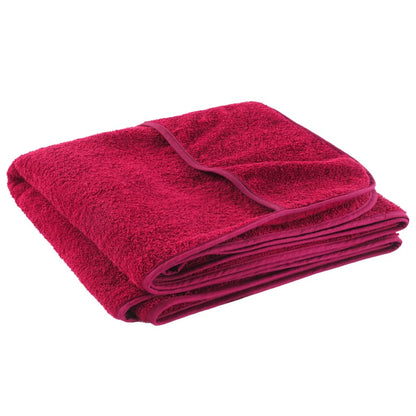 Beach Towels 4 pcs Burgundy 60x135 cm Fabric 400 GSM