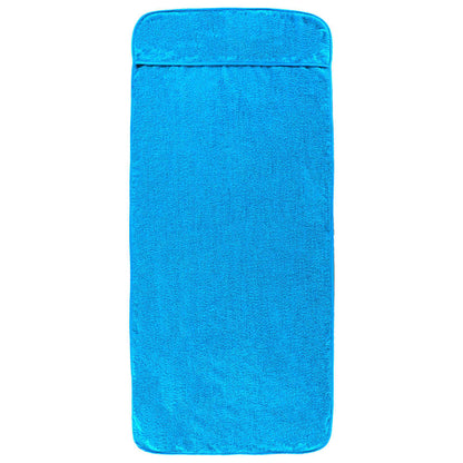 Beach Towels 4 pcs Turquoise 60x135 cm Fabric 400 GSM