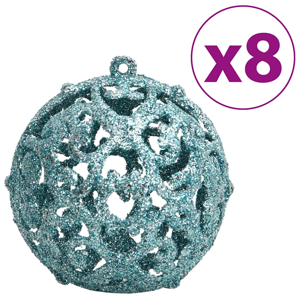 Christmas Baubles 100 pcs Turquoise 3 / 4 / 6 cm