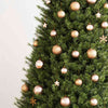 111 Piece Christmas Bauble Set Rose Gold Polystyrene
