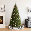 111 Piece Christmas Bauble Set Rose Gold Polystyrene
