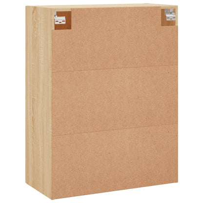 Wall Mounted Cabinets 2 pcs Sonoma Oak 69.5x34x90 cm