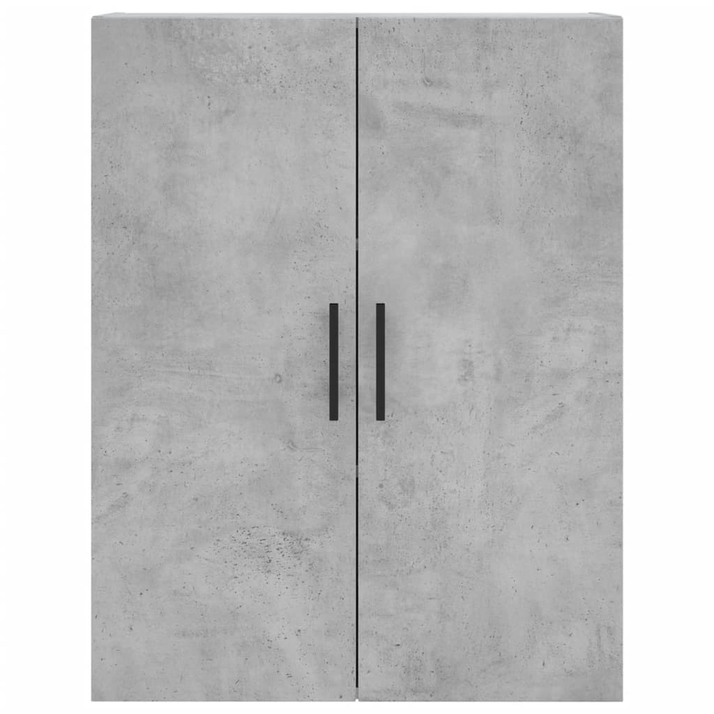 Wall Mounted Cabinets 2 pcs Concrete Grey 69.5x34x90 cm